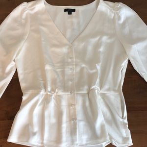 NWOT J.Crew White Blouse